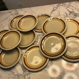 Lot of 12 Keramos plates 1970
