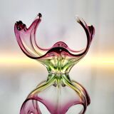 Murano vintage multicoloured bowl with organic design, Italy, 1960s