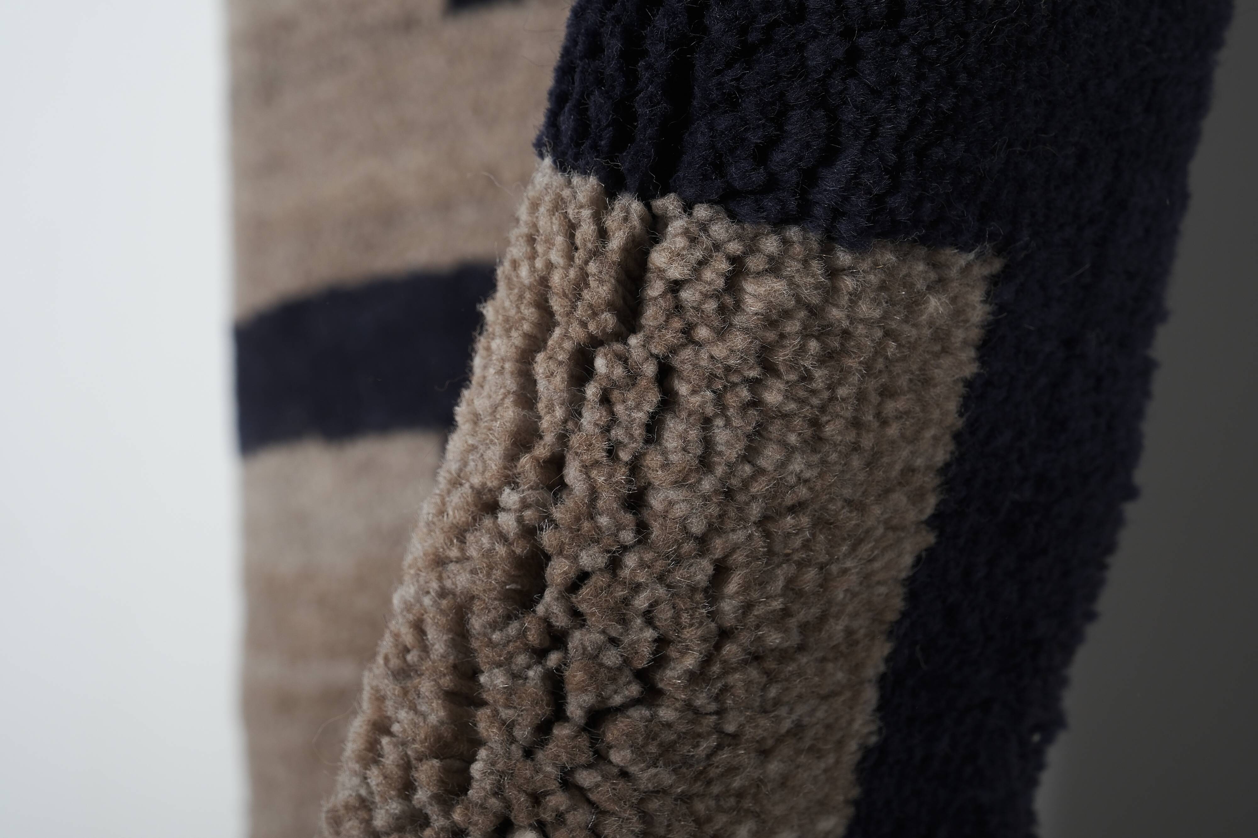 Vintage Turkish Oushak Rug Handwoven 86x211 cm