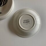 Set of 9 Robert Picault skullcap plates by Robert Picault 1970