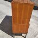 1960 vintage furniture teak plate showcase chest