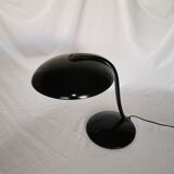 Mushroom lamp in black lacquered steel model Z290, Veneta Lumi, Italy, 1980