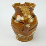 Marbled ceramic pitcher