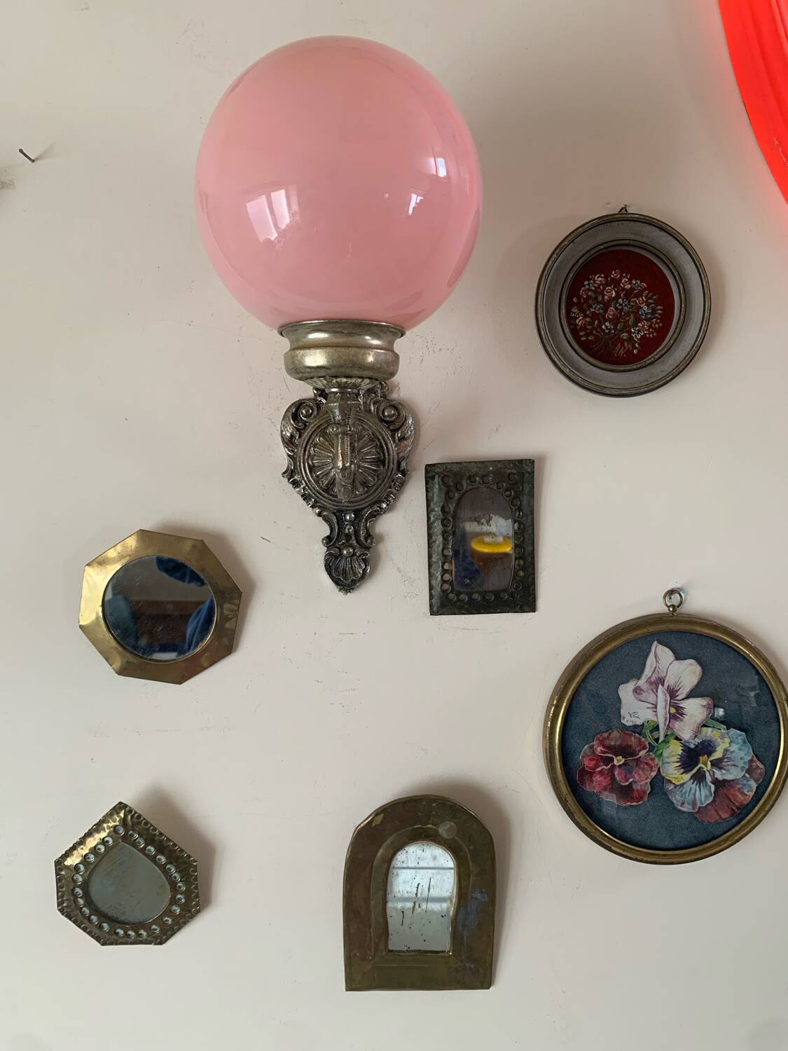 Pair of antique wall sconces