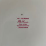 Lot 6 plates Guy Degrenne
