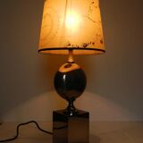 Philippe Barbier chrome metal lamp