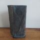 Raku vase scarifié
