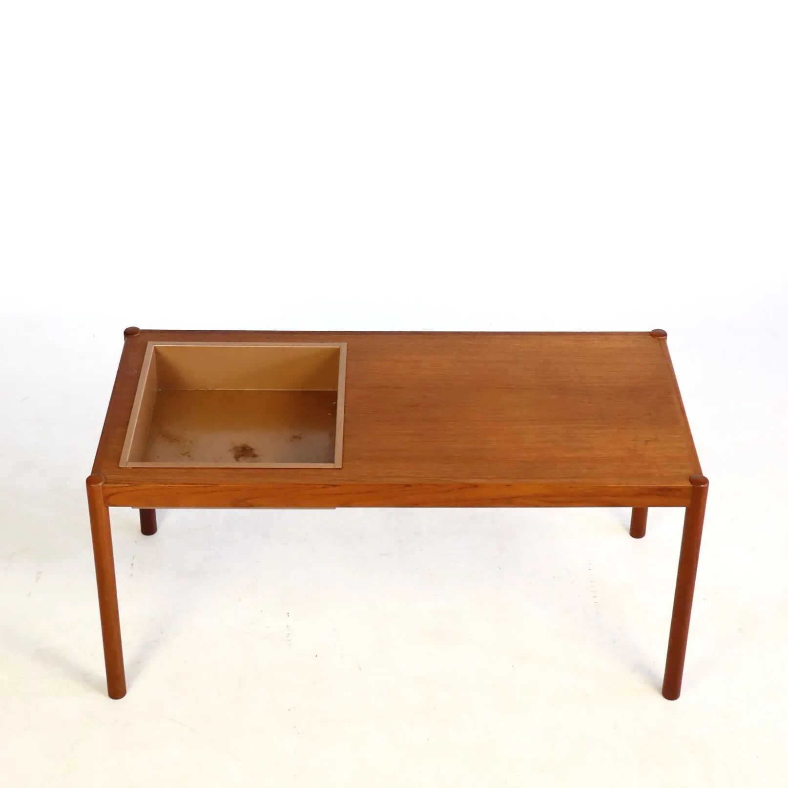 Table en teck « jardinière » années 60