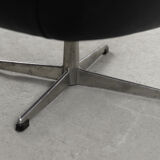 Fauteuils pivotants noirs, 1970