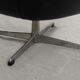 Fauteuils pivotants noirs, 1970
