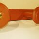 Old wooden wall coat holder