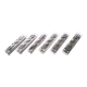 Set of 6 rectangular shaped lead crystal knife holders