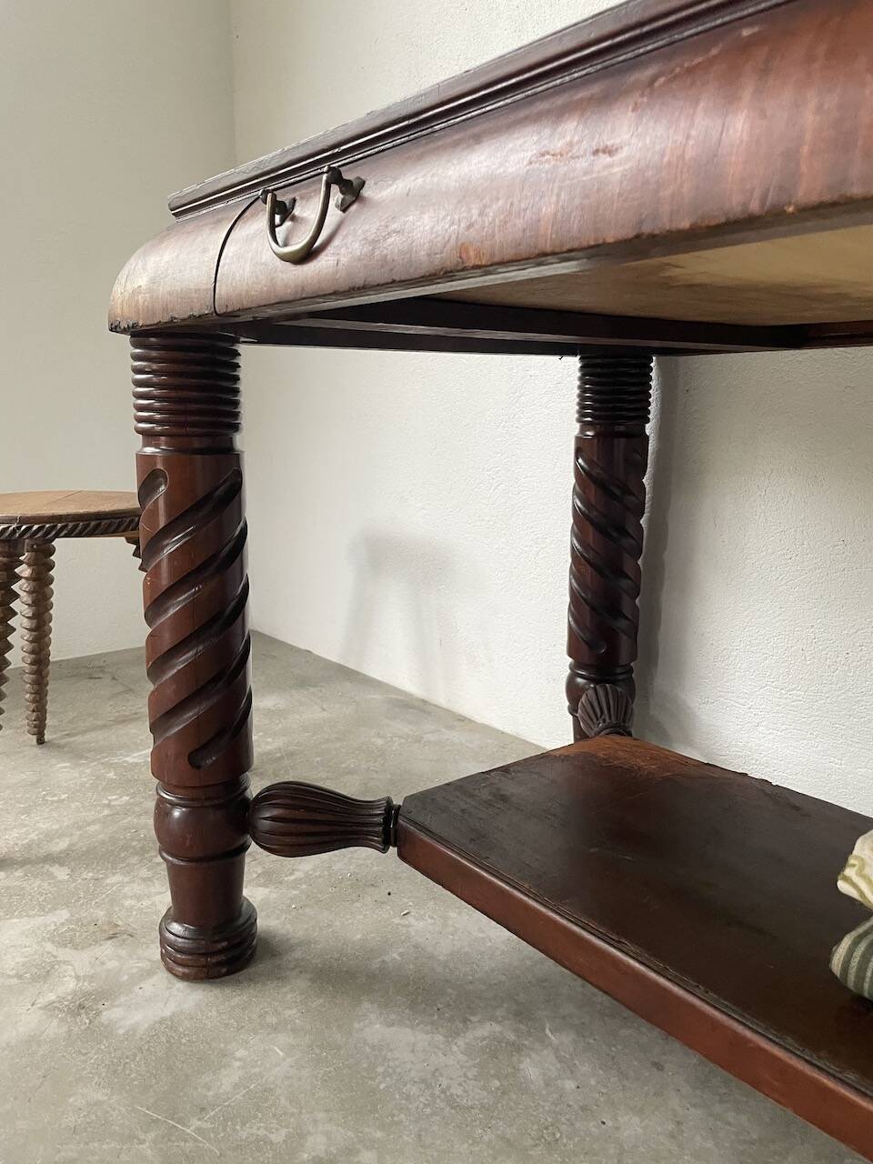 Bureau console acajou 1900