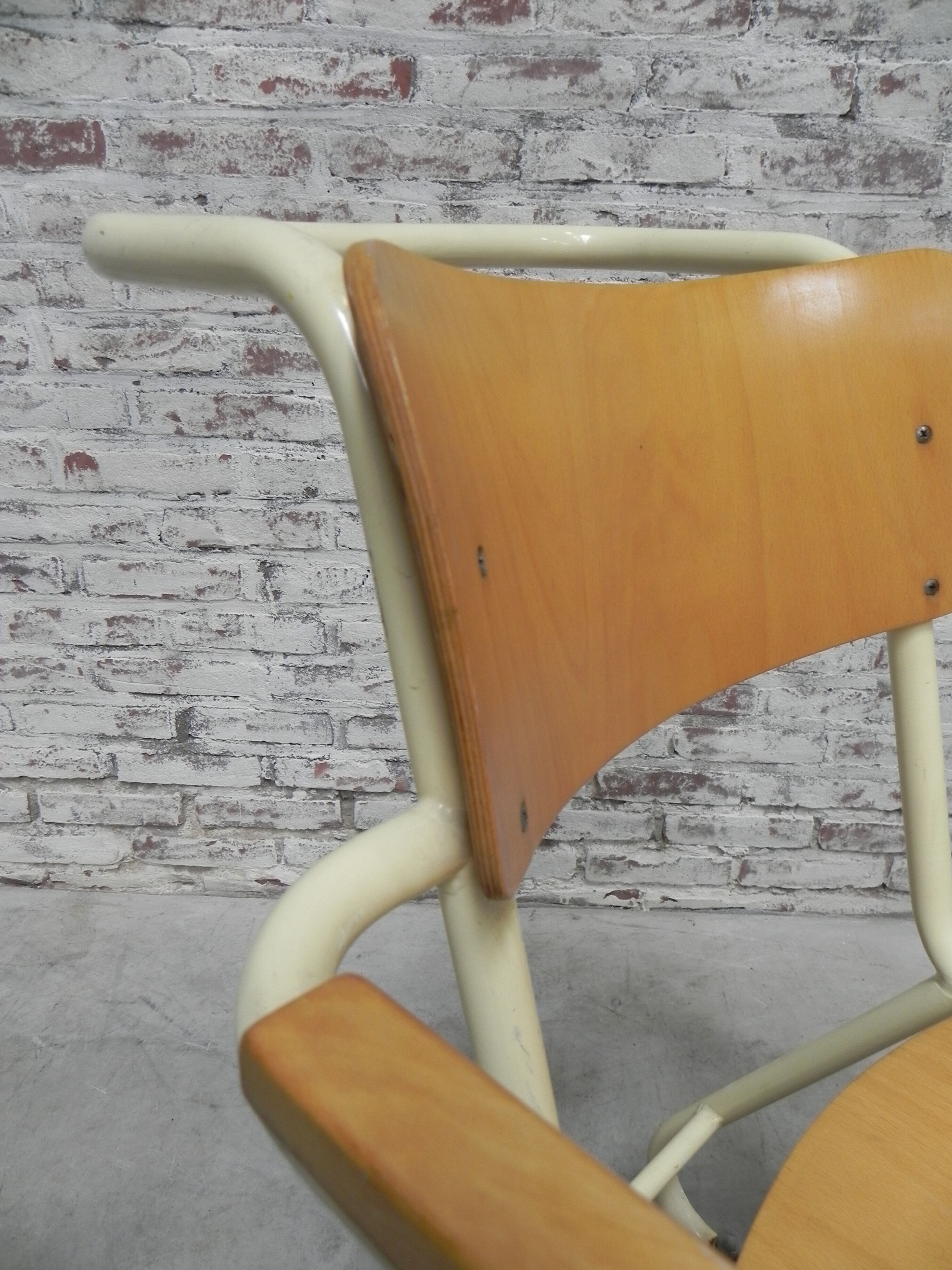 Vintage chair on wheels, wheelchair