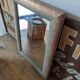 Vintage gray and pink mirror 35 x 25cm
