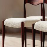 Set of 4 Scandinavian rosewood chairs – Otto Møller style | Vintage