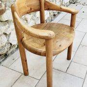 Fauteuil Scandinave En Pin Massif De Rainer Daumiller, Années 1970