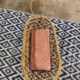 Rattan doll pram