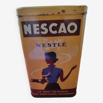 Boîte Nescao Petit-déjeuner Nestlé vintage