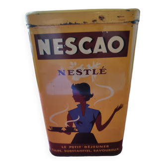 Boîte Nescao Petit-déjeuner Nestlé vintage