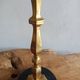 Lampe vintage marbre noir et laiton 1960
