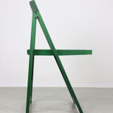 Vintage green folding chair