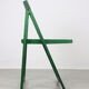Vintage green folding chair