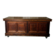 Large antique haberdashery counter in oak