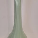 Vase / Verre Soliflore, vert céladon, 70's - France