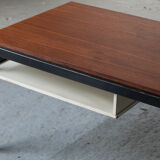 Coffee table, TU04, by Cees Braakman for Pastoe with magazine holder, Holland 1960’s