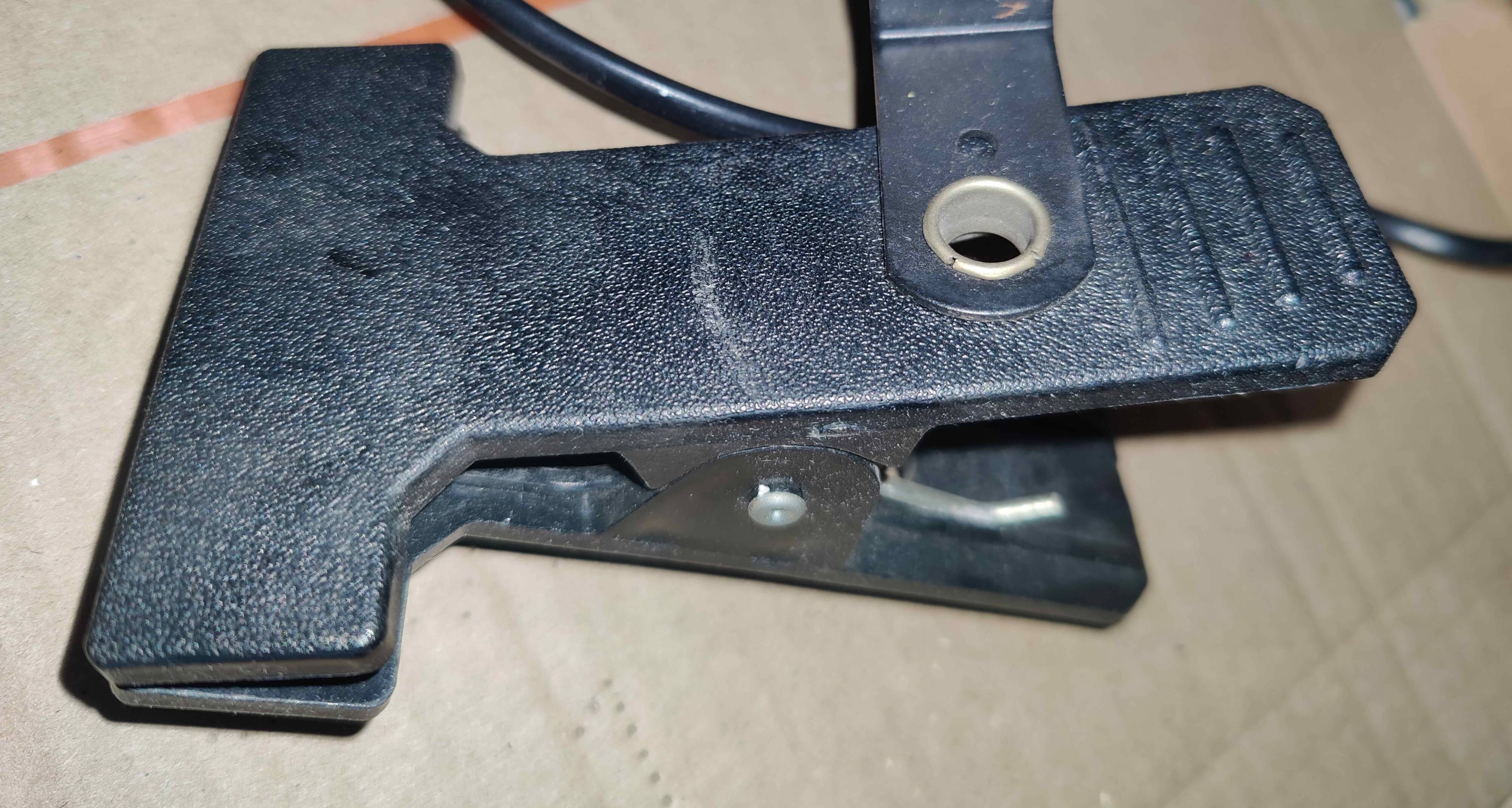 Chrome clamp spotlight from the 80s by Targetti.