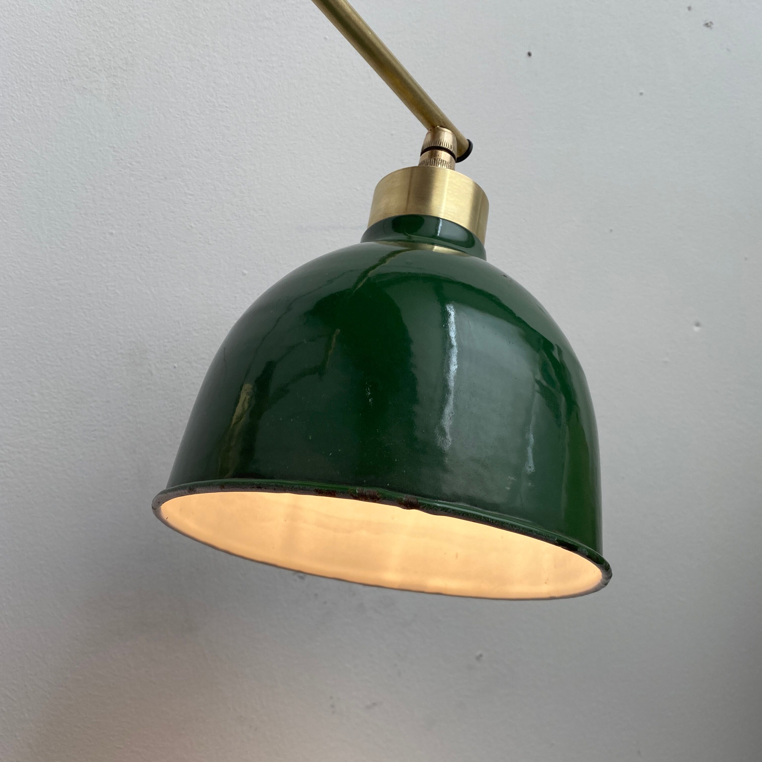 Old lamp wall lamp stem 2 arms vintage