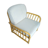 Rattan armchair from Maison Maugrion