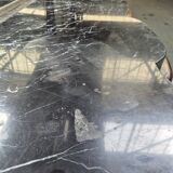 Marble top sideboard with mirror