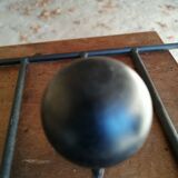 Vintage wall coat rack 8 balls
