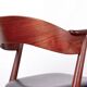 Danish armchair in teak and Skai, by Henning Kjaernulf for Korup Stolefabr.