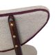 Heart Chair by Helena & Jerzy Kurmanowicz in Beech Wood and Boucle