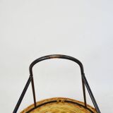 Fauteuil en osier, années 1970