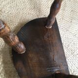 Cowhide tabouret