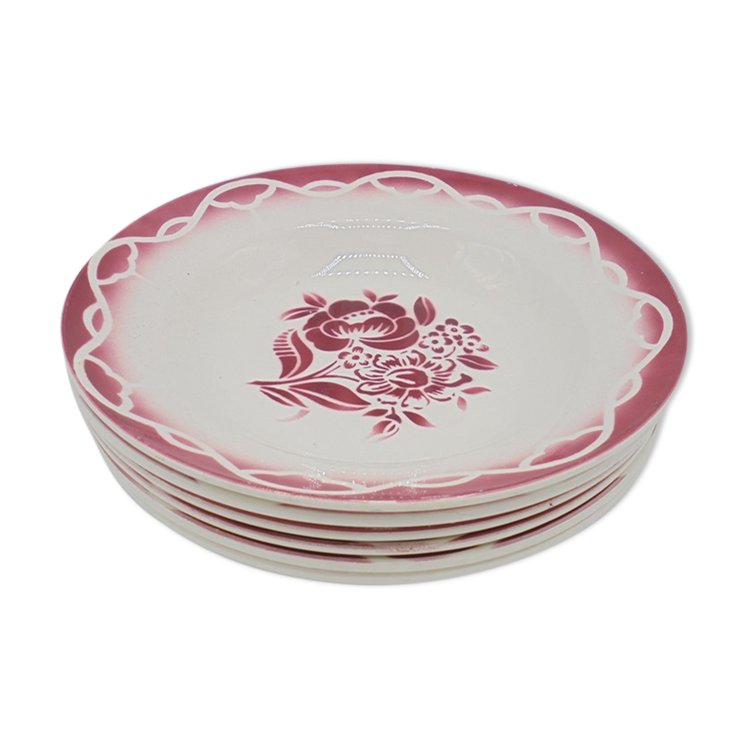 Série de 6 assiettes