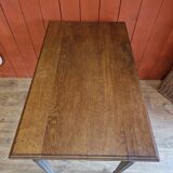 Old desk in chene signed goanvic