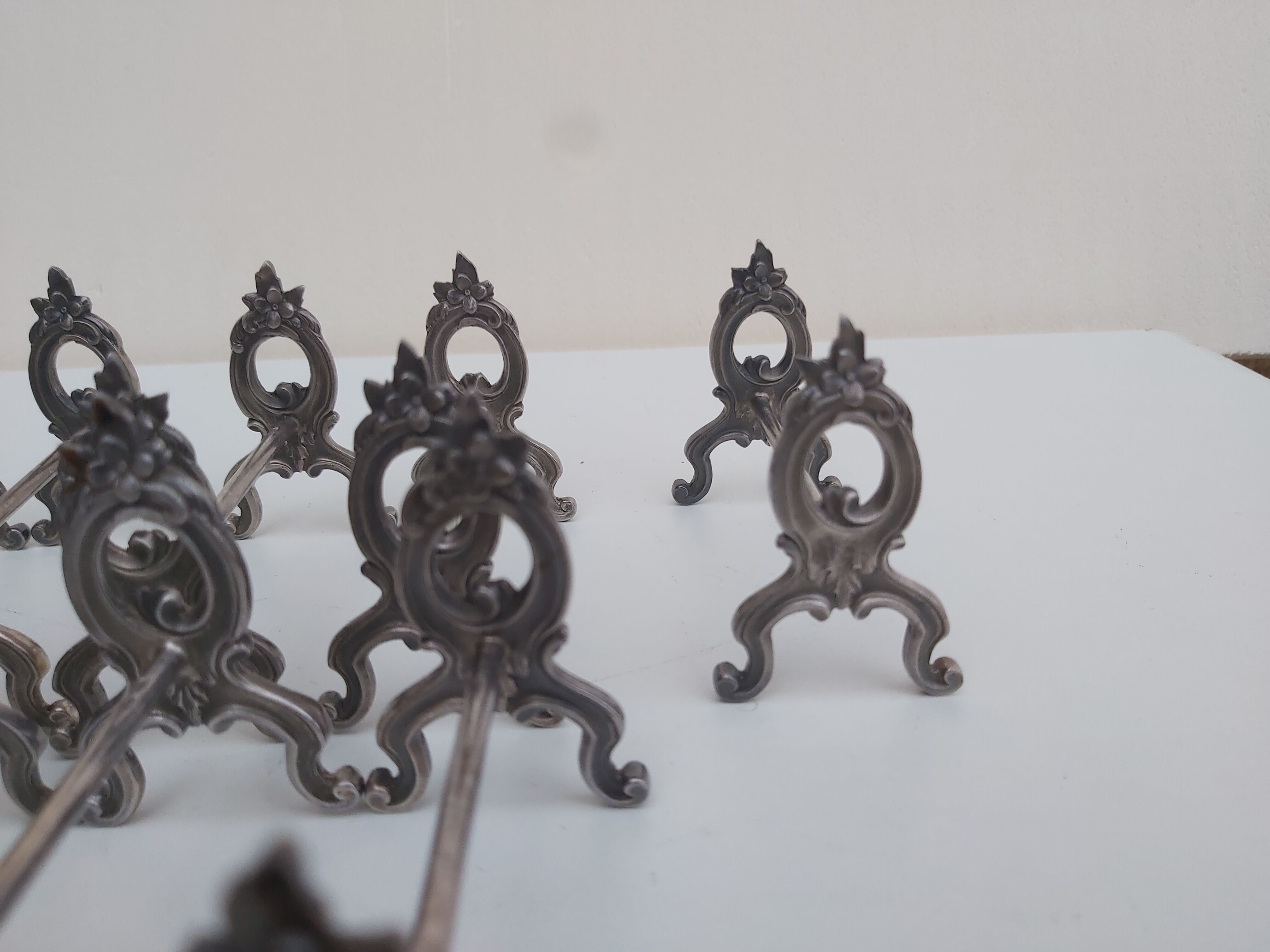 12 knife holders in their SFAM silver metal box