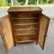 Vintage wooden shoe cabinet in Louis XV bibus style 1950.
