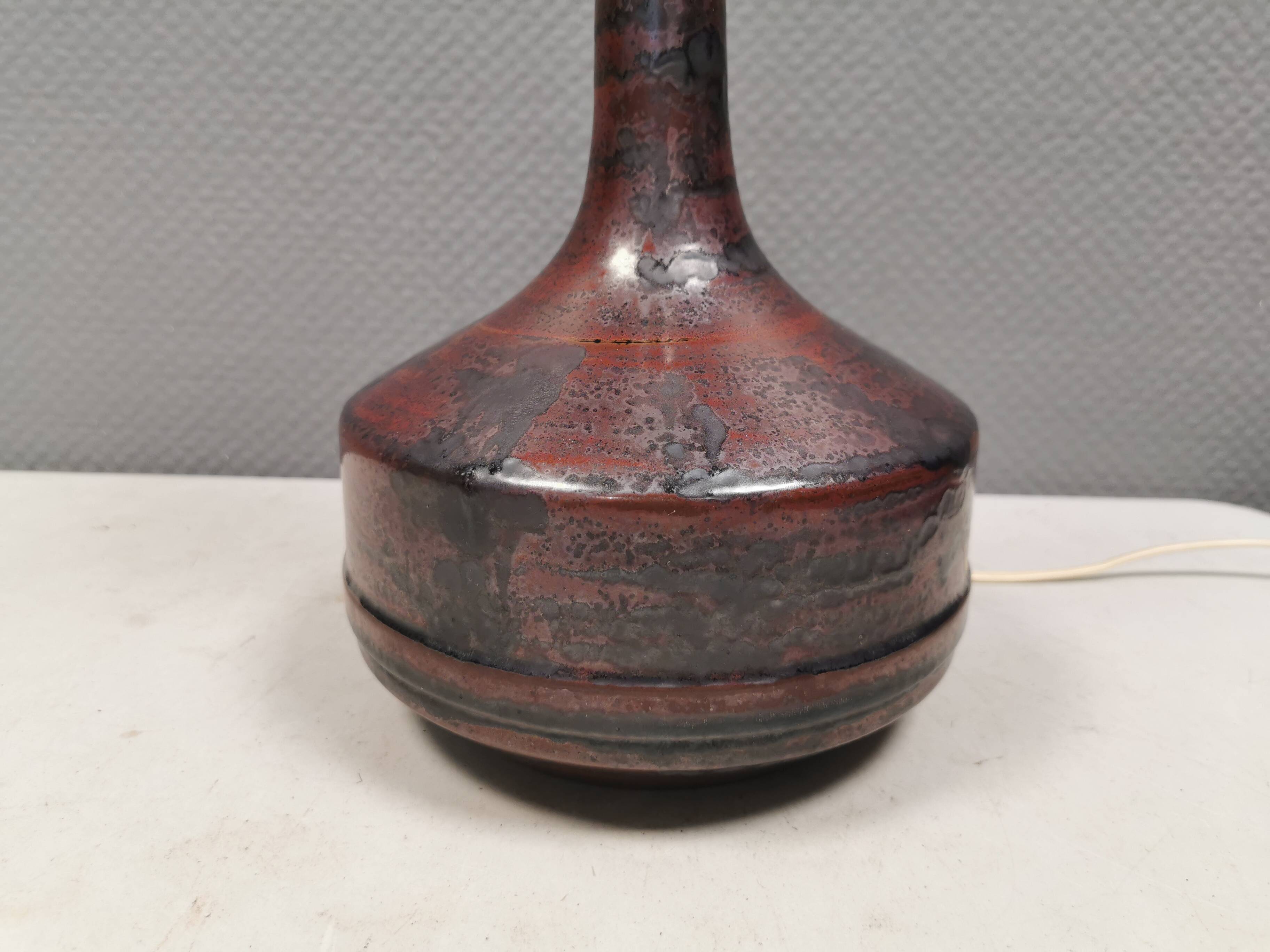 Table lamp in ceramic from Desiree Denmark 1980s.