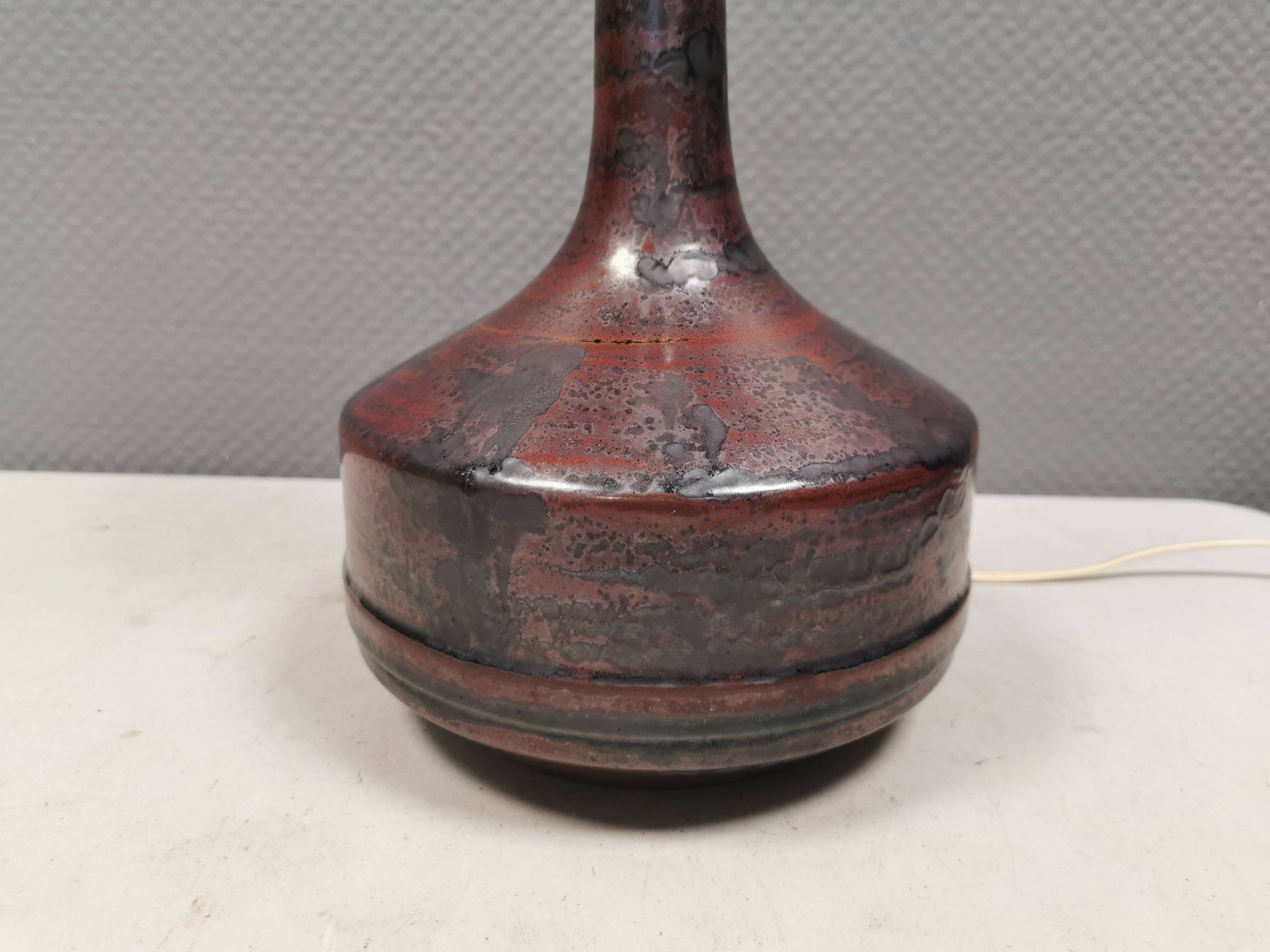 Table lamp in ceramic from Desiree Denmark 1980s.