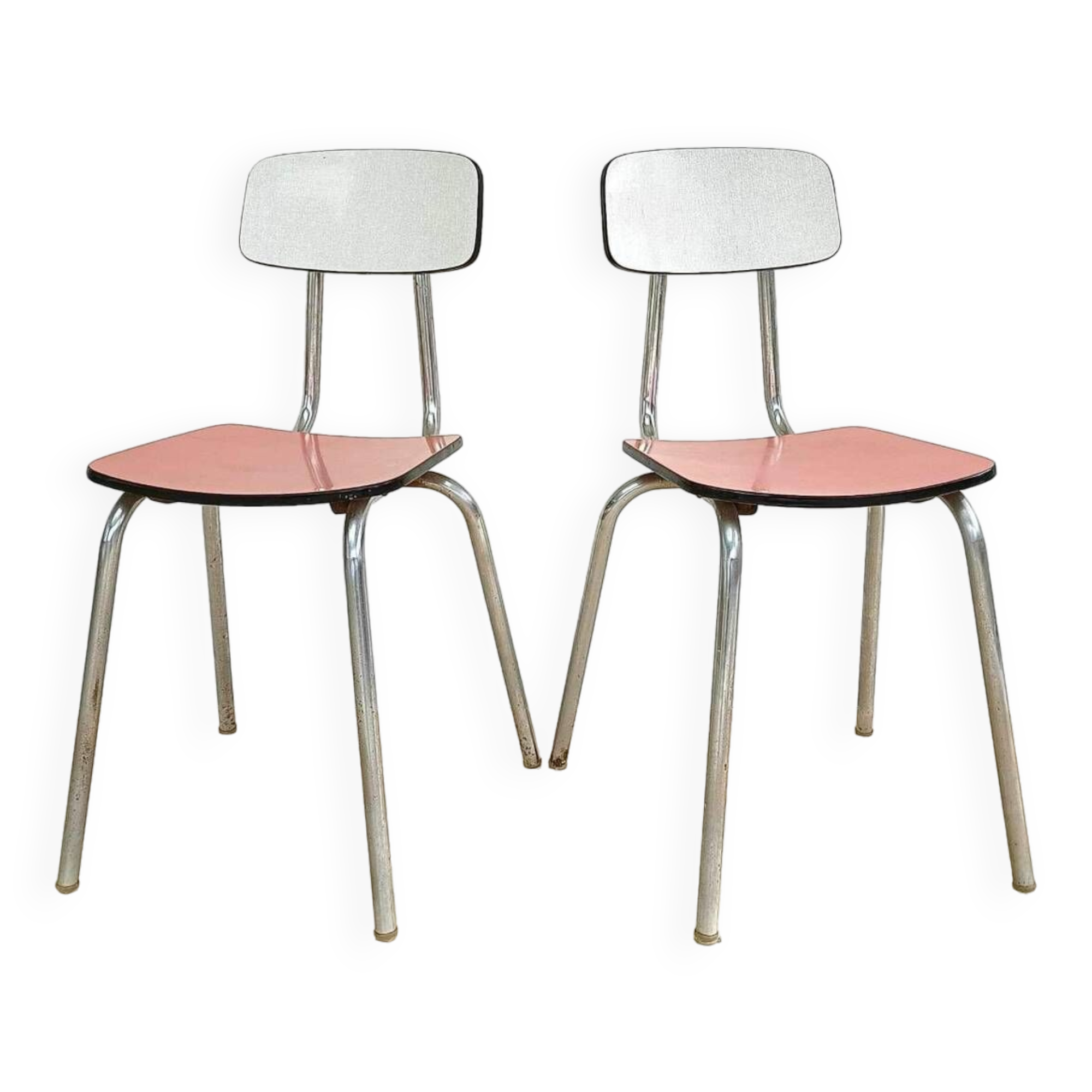 Pair of Formica chairs
