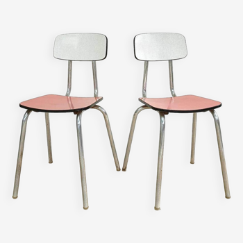 Paire de chaises Formica