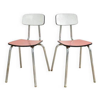 Pair of Formica chairs