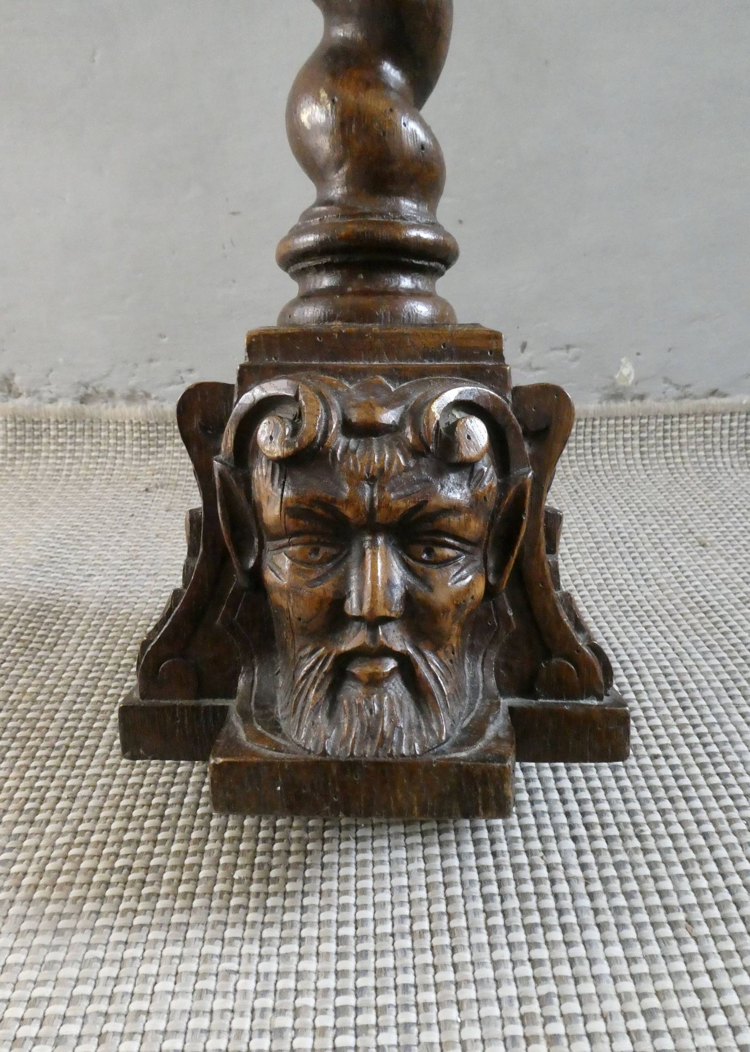 Side table, occasional table, neo-Renaissance, with fauna, late 19th century.