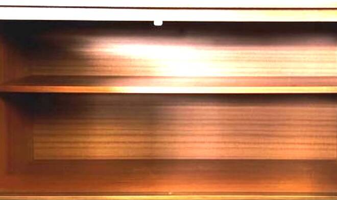 Vintage Scandinavian sideboard in blond teak